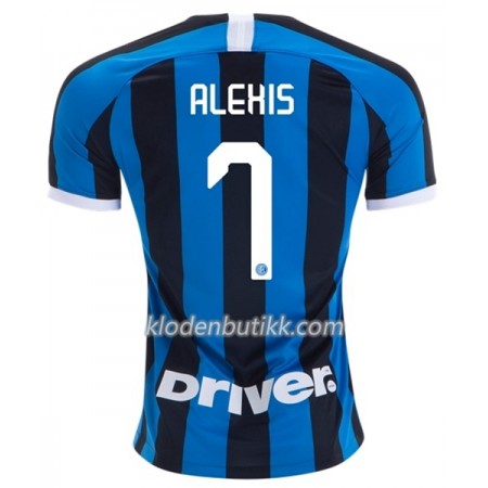 Inter Milan ALEXIS 7 Hjemme Fotballdrakt 2019-2020 Kortermet